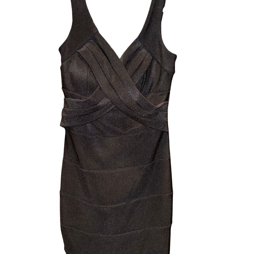 Emerald Sundae Black Crisscross Mini Dress Size 1
